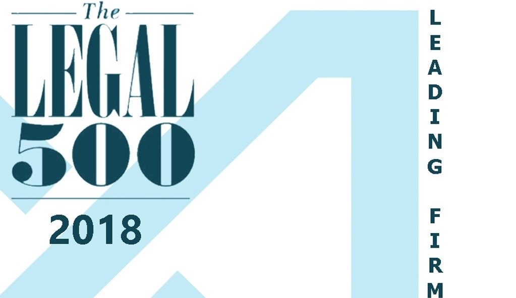 EVERLEGAL is continuously highly ranked in the released edition of the Legal 500 EMEA 2018!