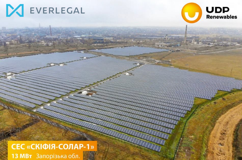 UDP Renewables launches its third solar power project in Ukraine