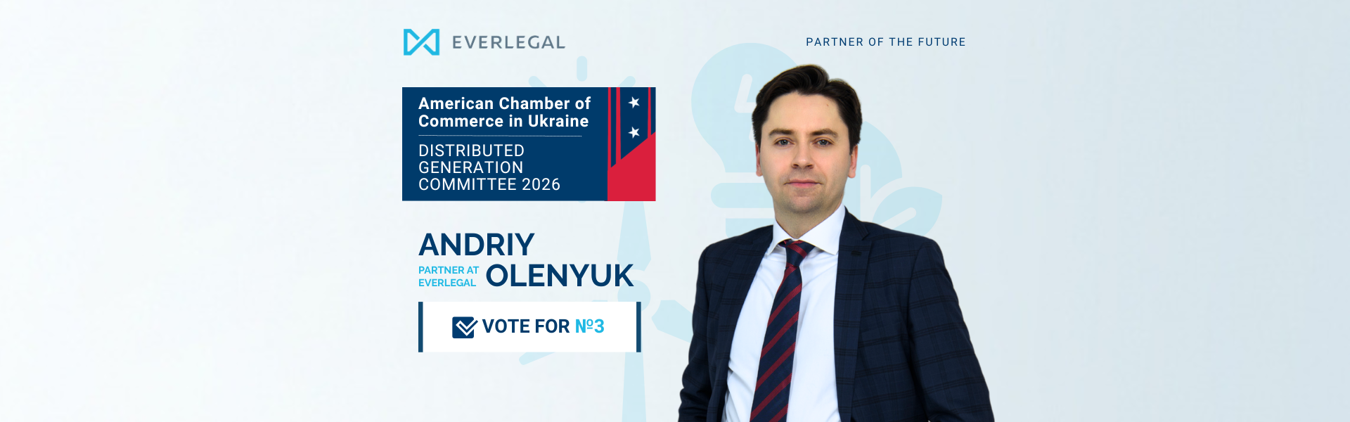 EVERLEGAL Partner has been nominated for the position of Co-Chair of the ACC Distributed Generation Committee 2026