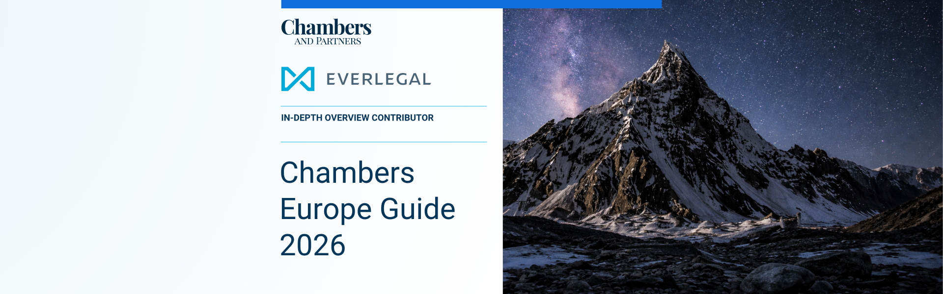 EVERLEGAL Contributes to Chambers Europe Guide 2026: Dispute Resolution and Investment Protection in Ukraine